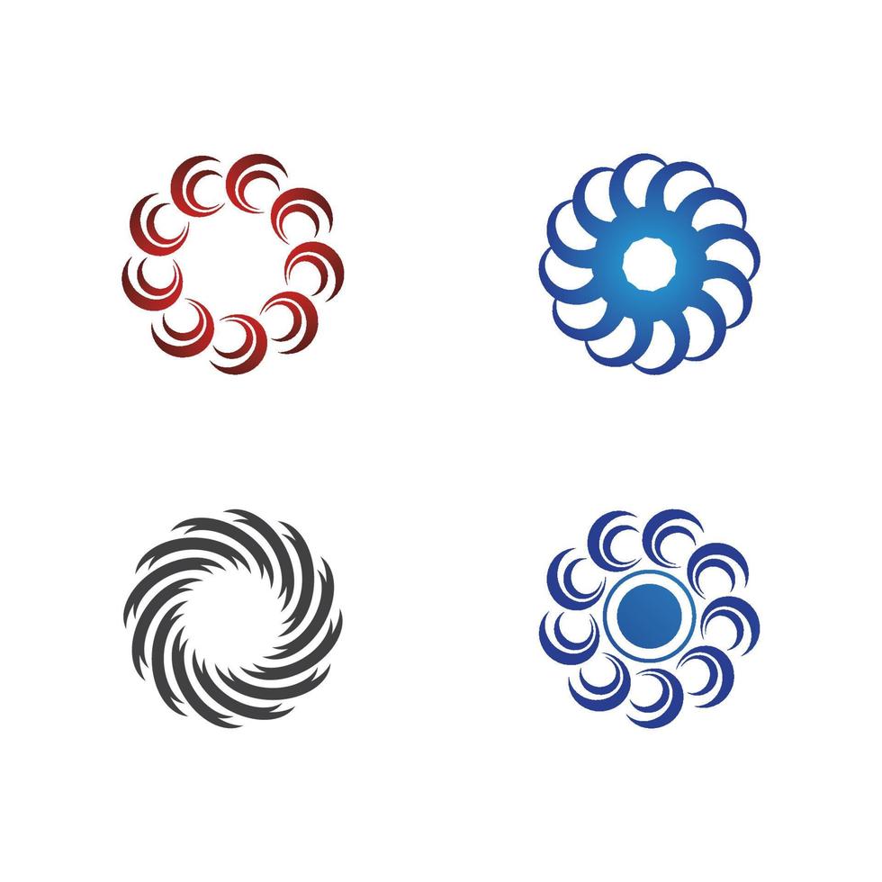 vortex vector illustration icon logo template design