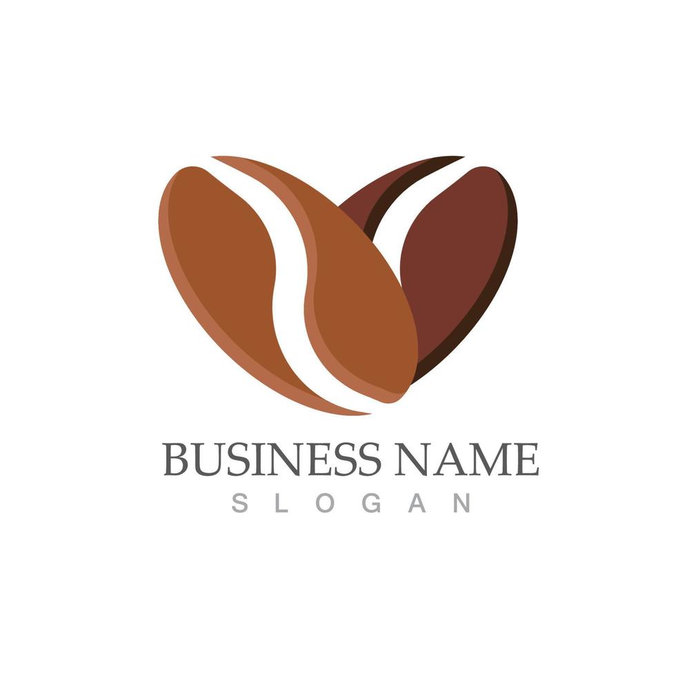 coffee bean icon vector