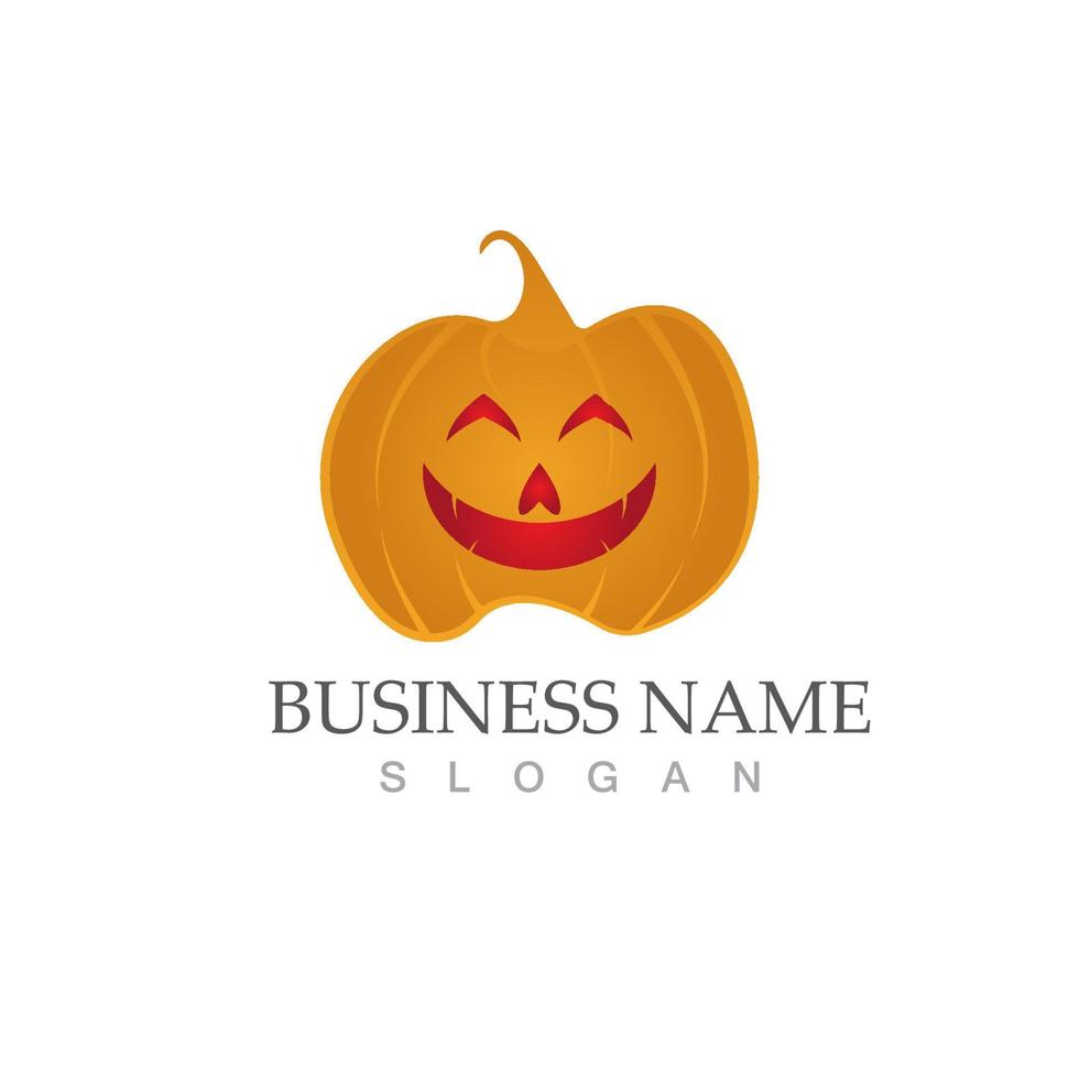 icono de ilustración de vector de logotipo de halloween