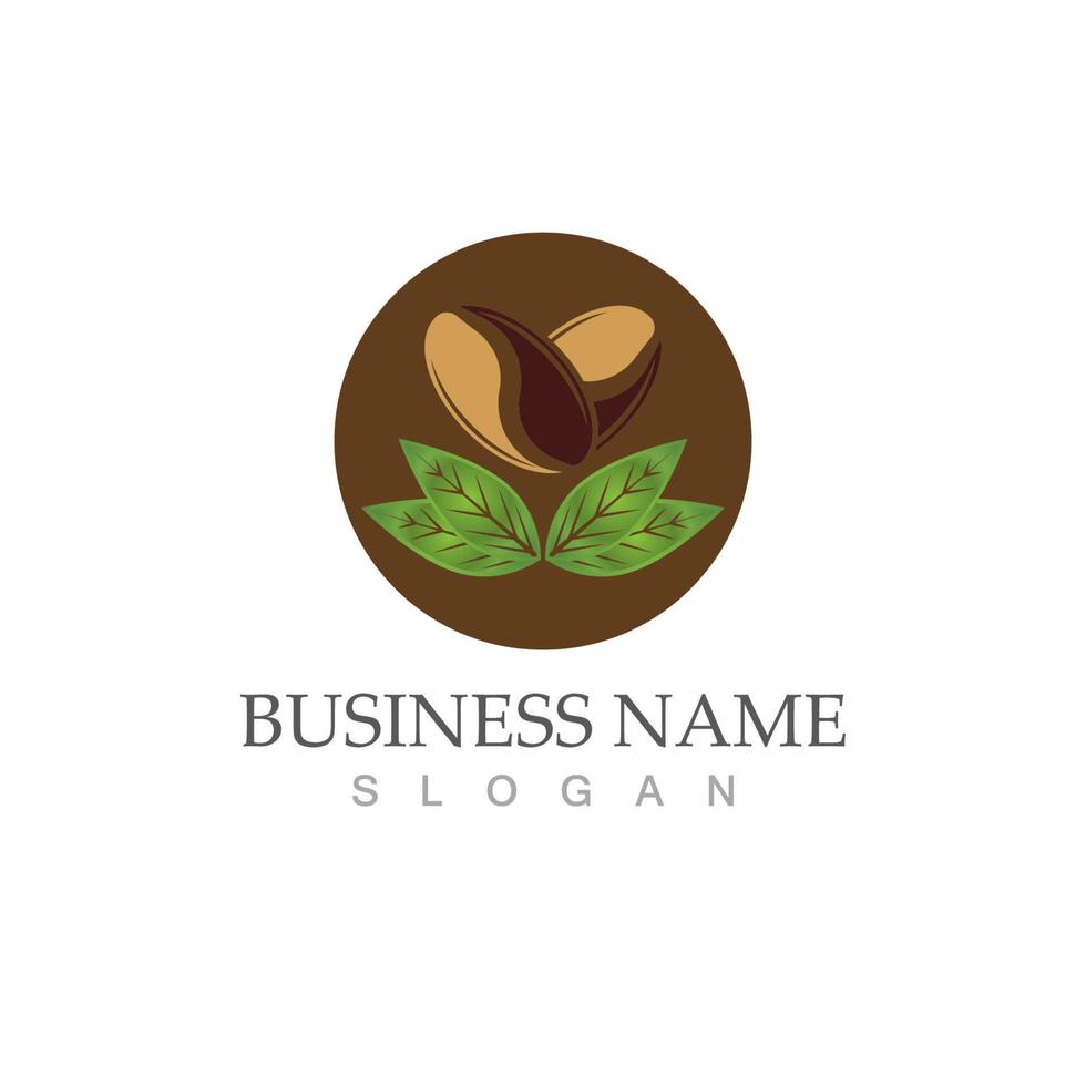 coffee bean icon vector