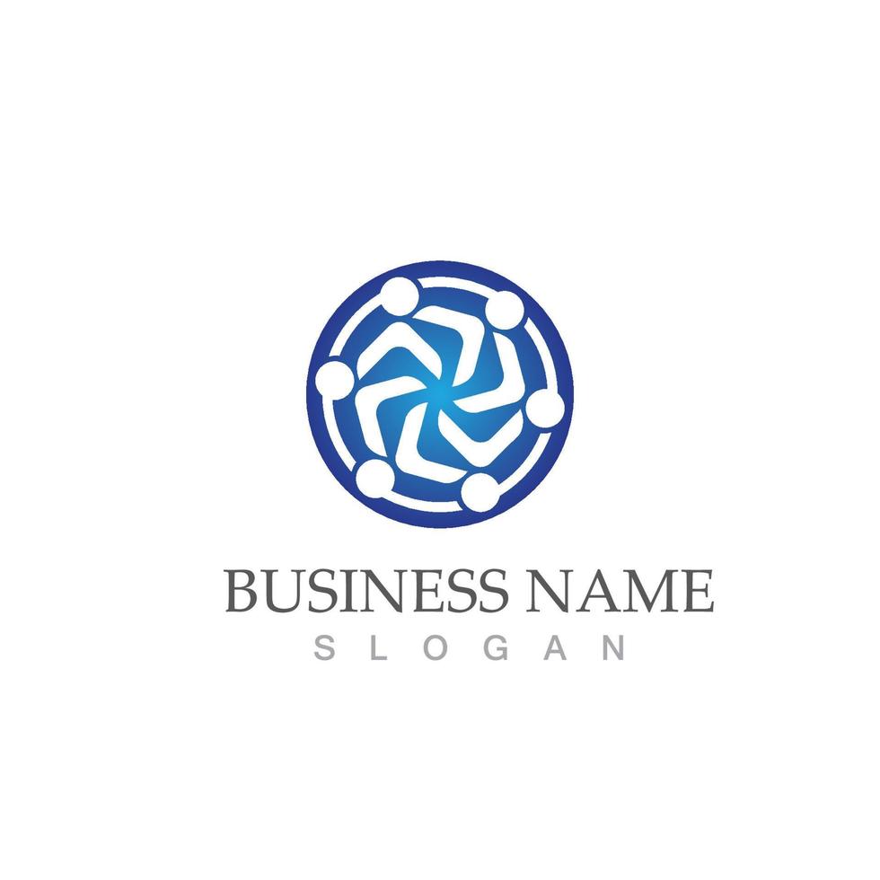 Community logo and symbol vector icon template