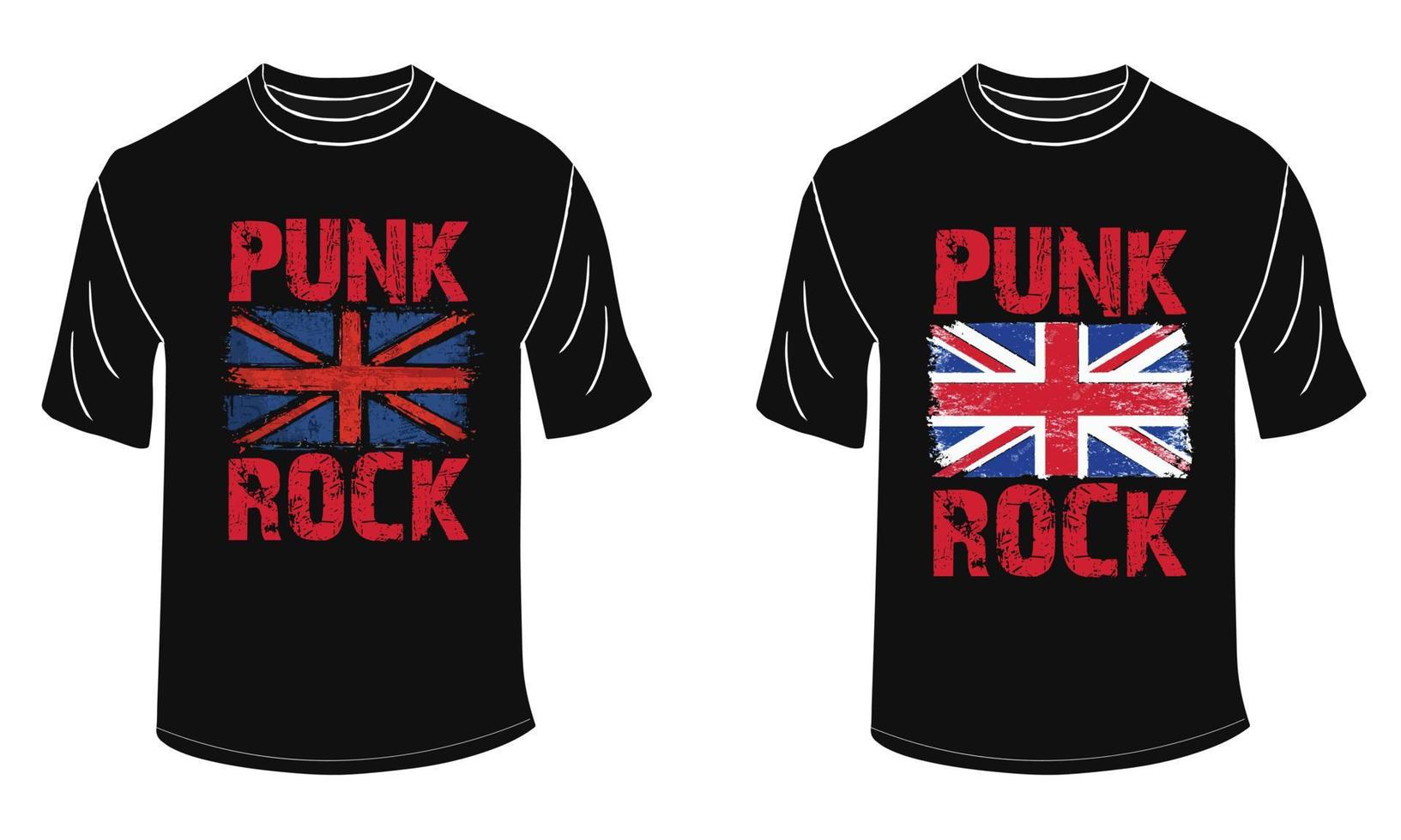 Punk Rock T Shirt Design vector