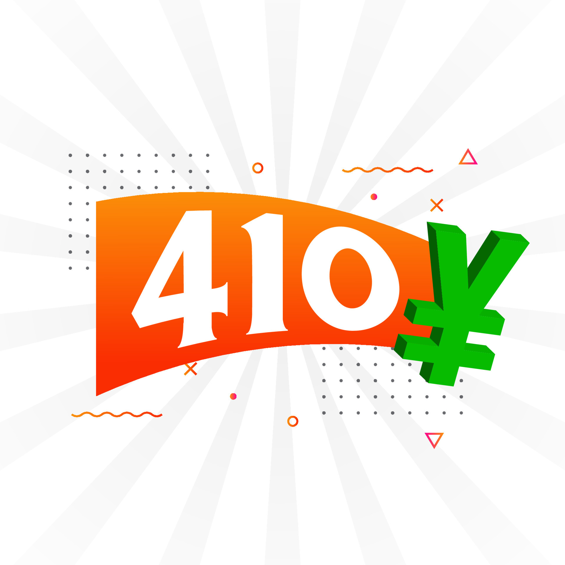 410 Yuan Chinese Currency Vector Text Symbol 410 Yen Japanese Currency 410-yuan-chinese-currency-vector-text-symbol-410-yen-japanese-currency