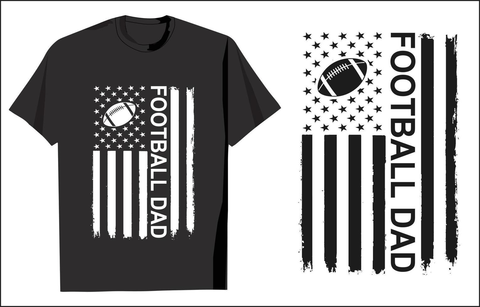 Football Dad T Shirt Design vector
