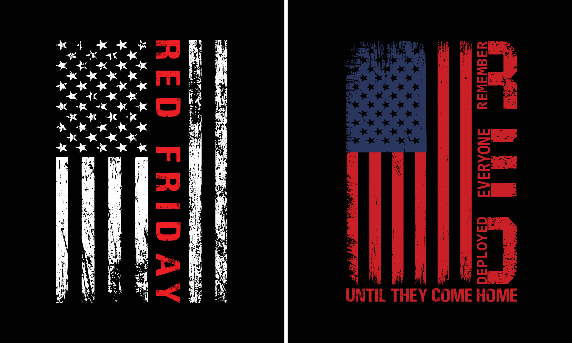 Remember everyone deployed flag t-shirt design 13918152 Vector Art at