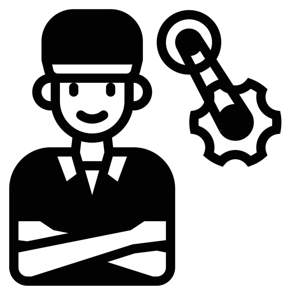 mechanical icon vector illustration . education . technology