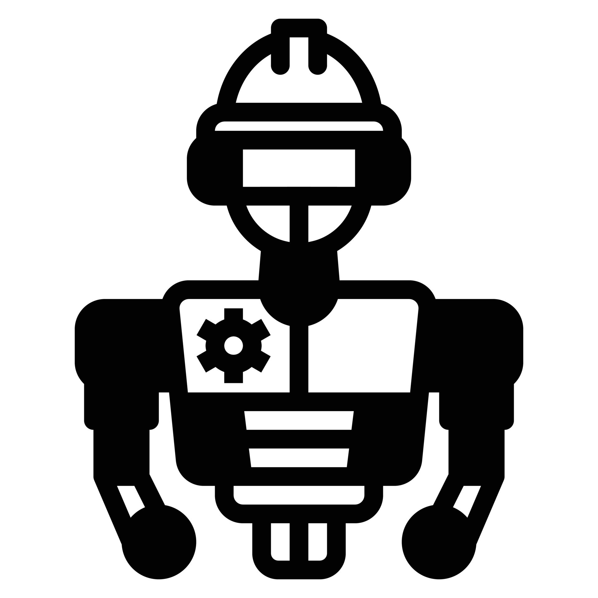 robotics engineering icon vector illustration . education . technology