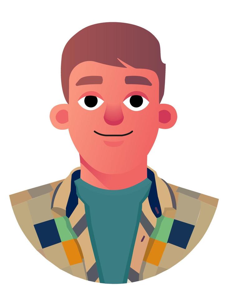 Boy avatar icon vector