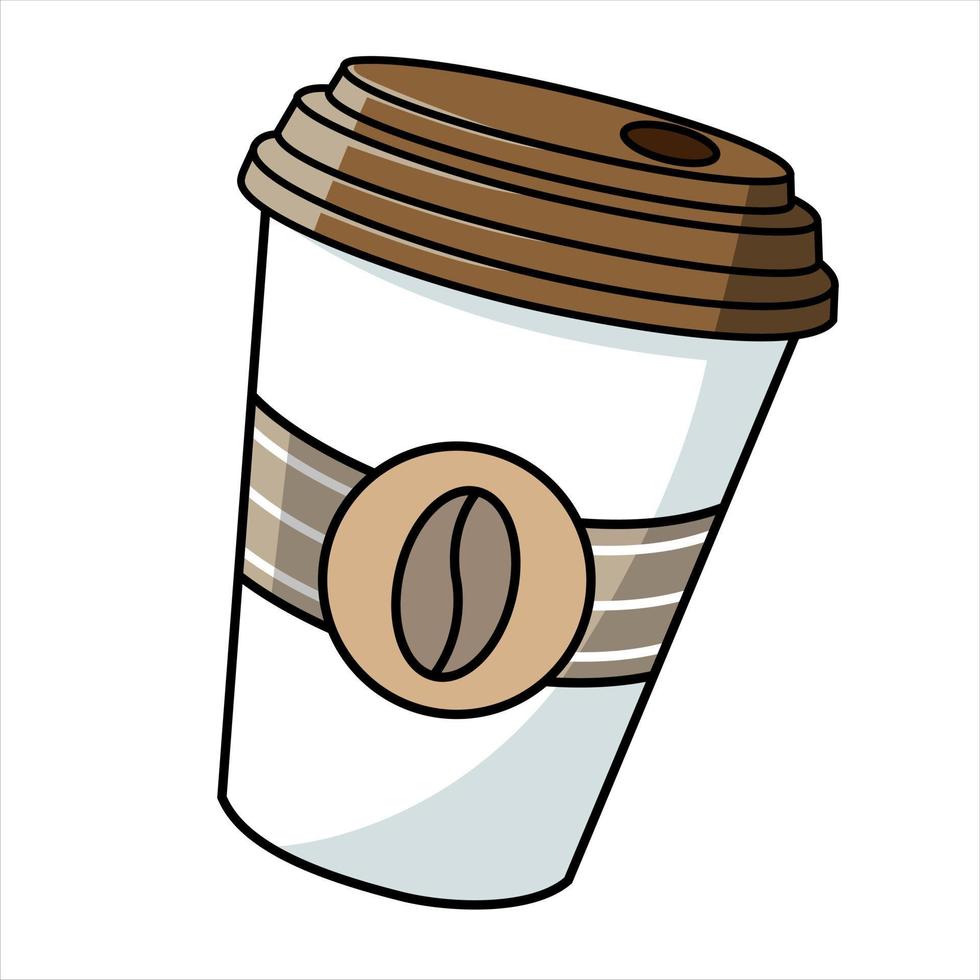 taza de café en vector
