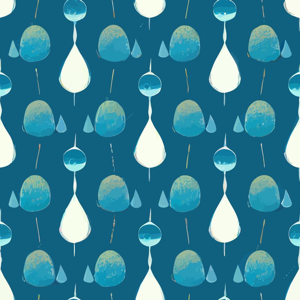 illustration vector of water drops seamless pattern good for background