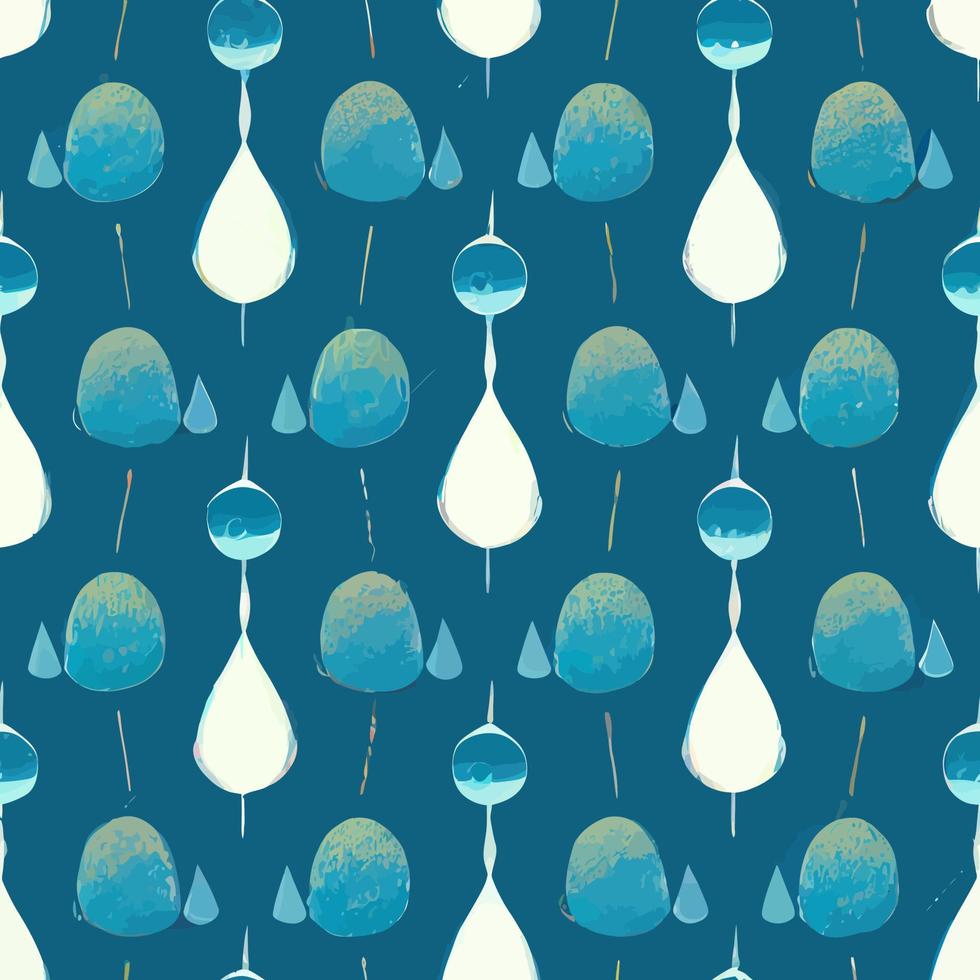 vector de ilustración de gotas de agua de patrones sin fisuras bueno para el fondo