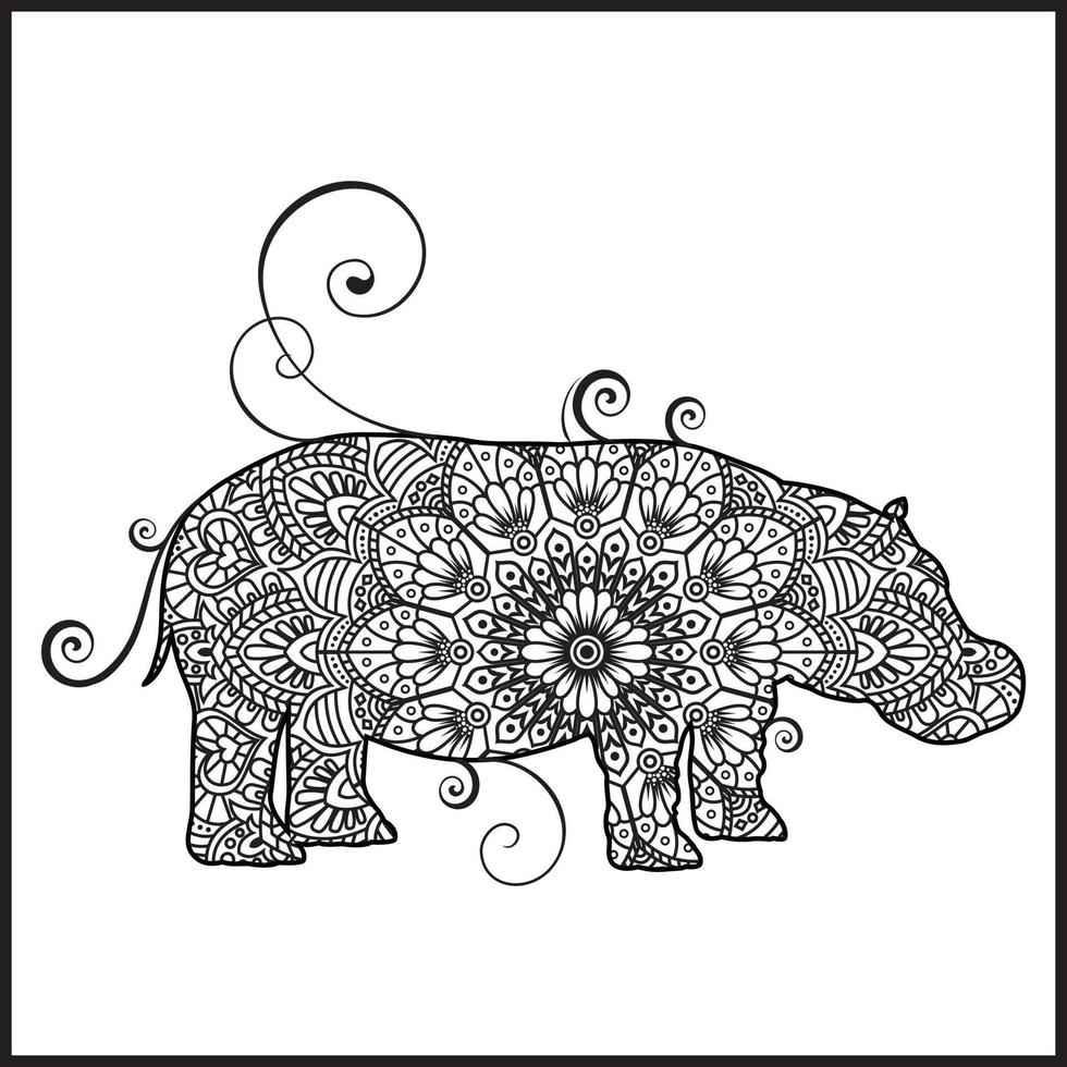 Vector illustration decorative Animal on white background