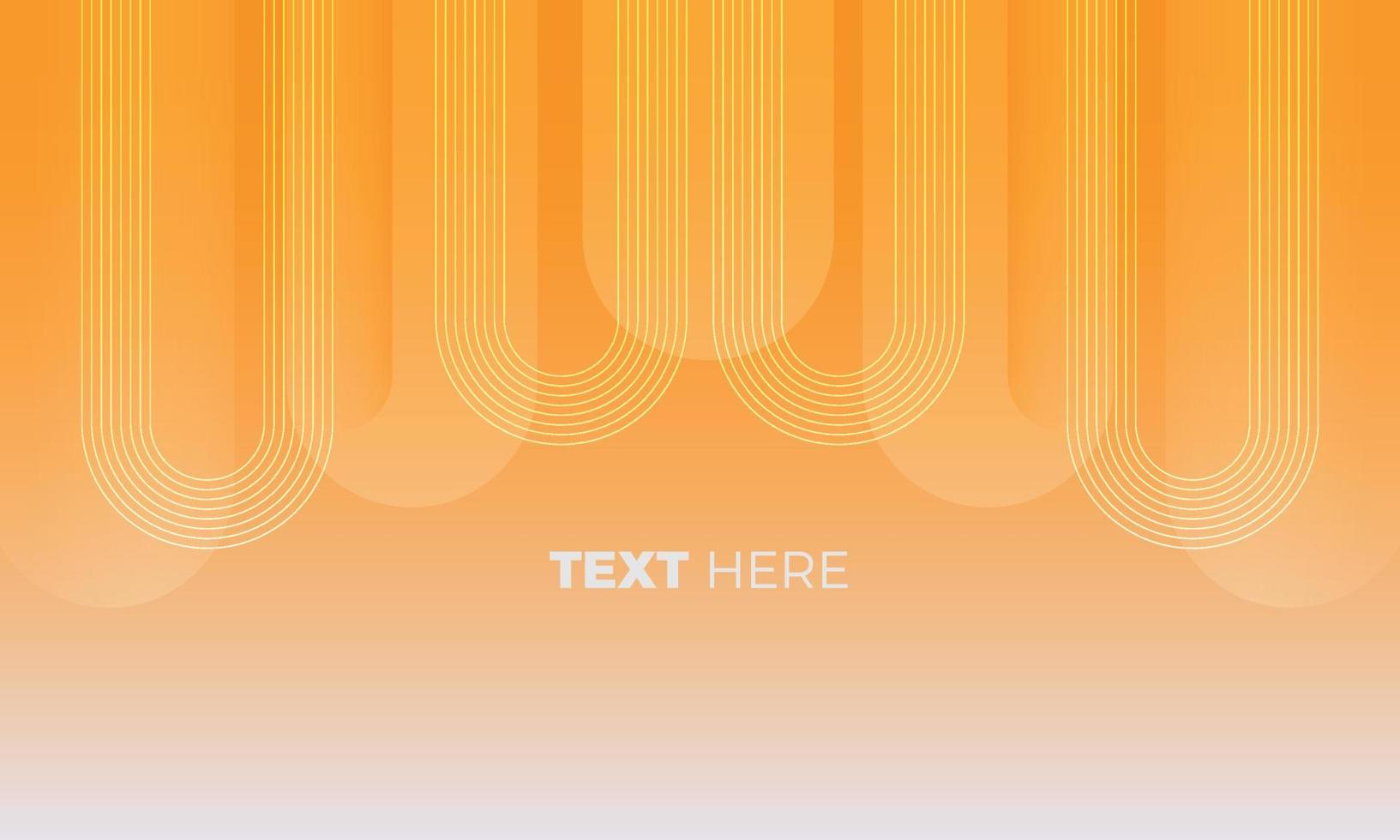 Orange abstract line minimal modern bright technology vector background design