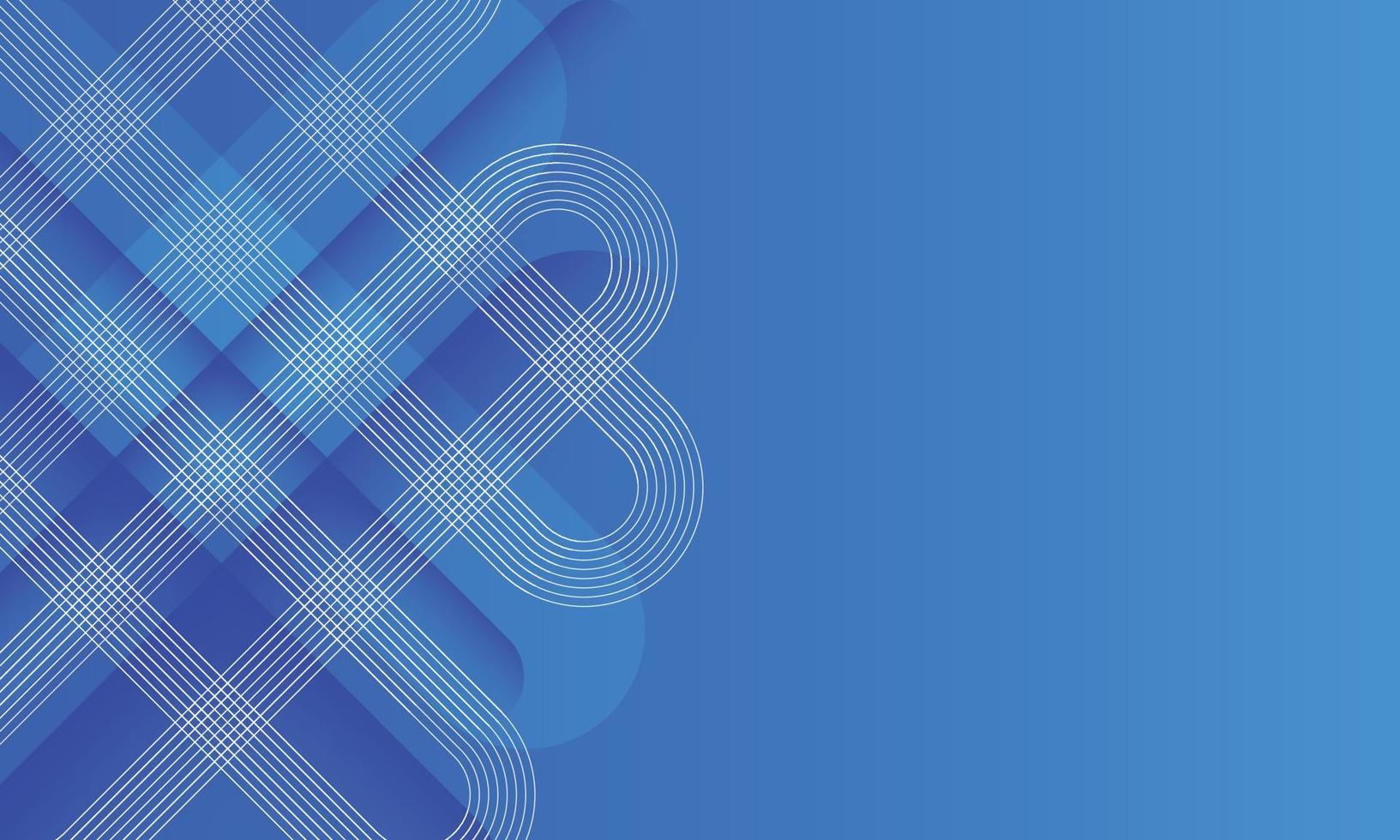 diseño de fondo de vector de tecnología brillante moderna mínima línea abstracta azul