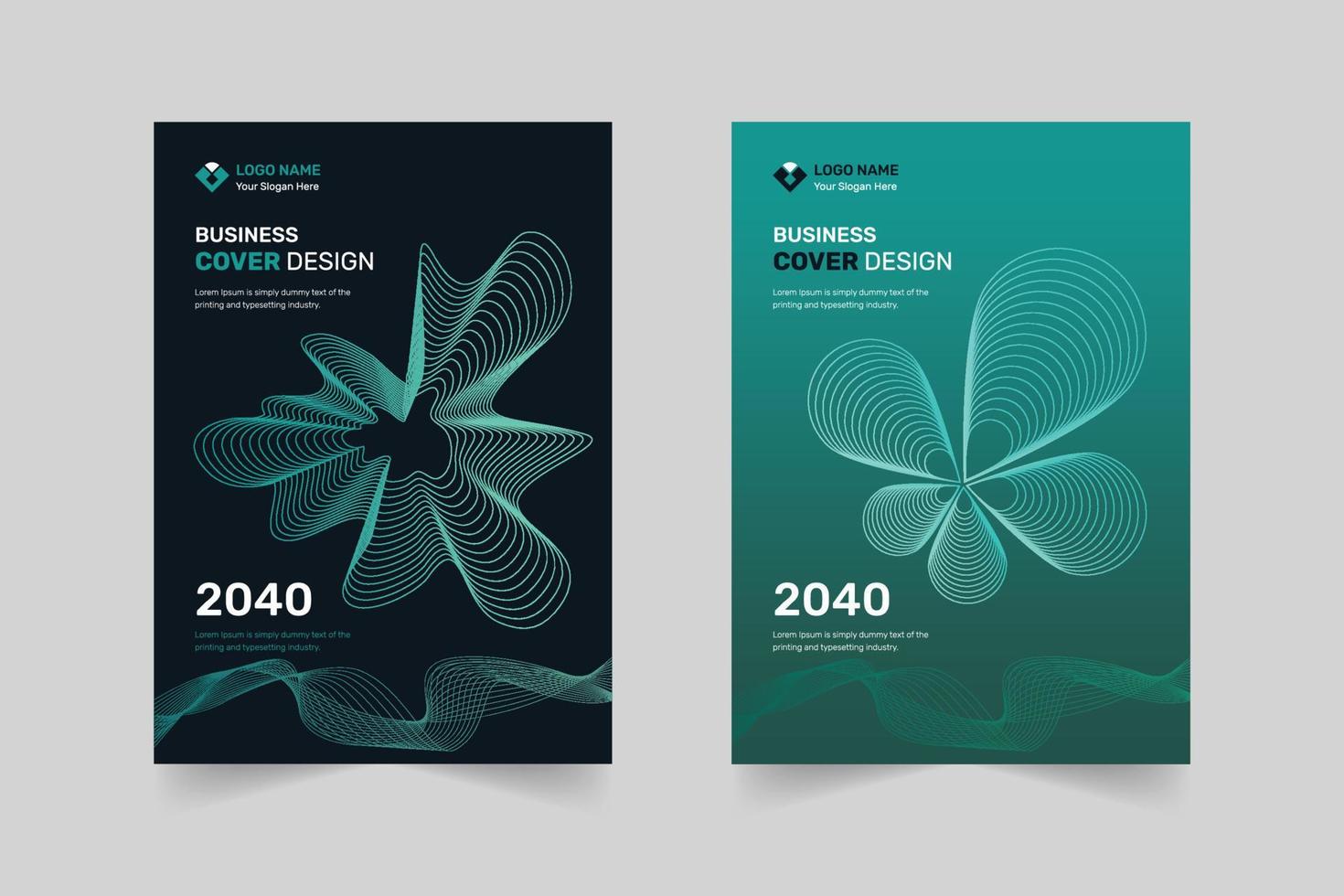 plantilla de diseño de portada de informe de tecnología abstracta para libro, volante, folleto, afiche, informe anual, perfil de empresa, catálogo en vector