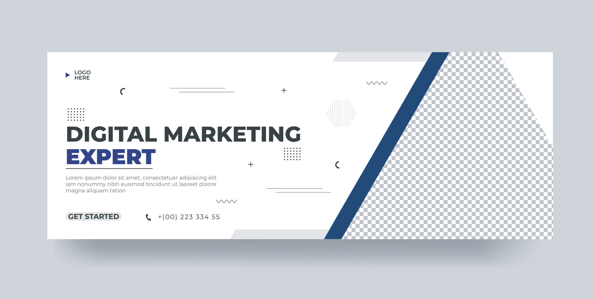 Digital marketing agency social media cover template design 13918846 ...