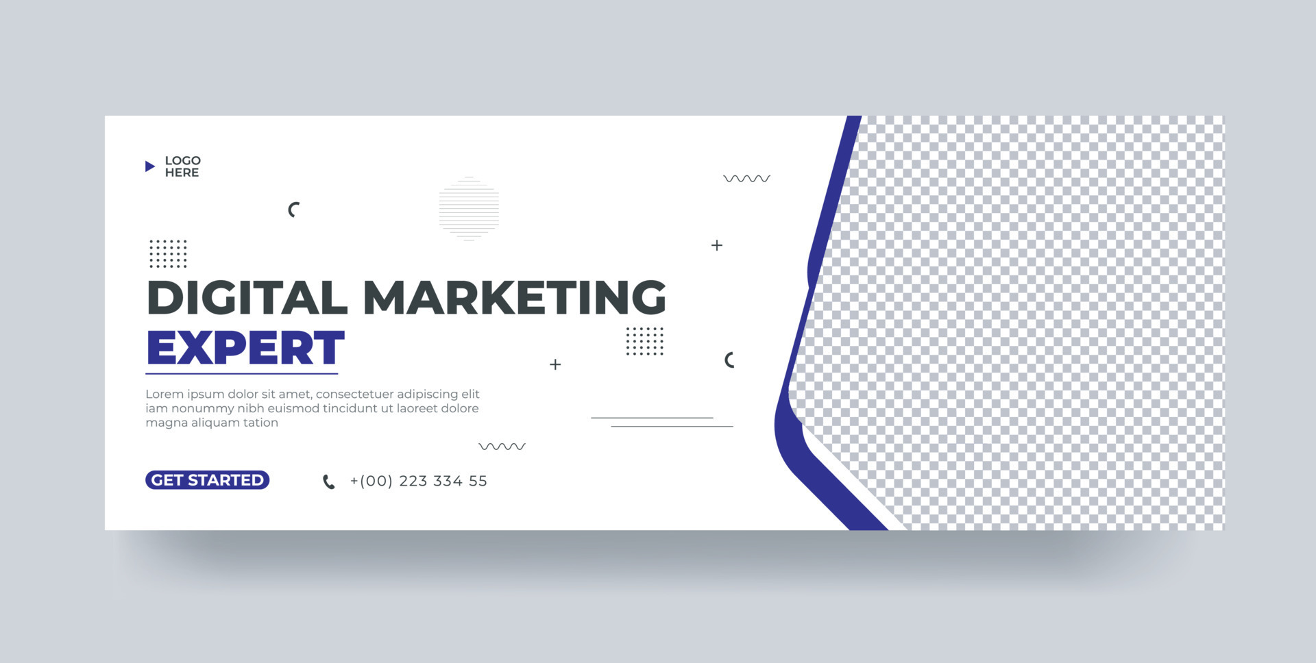 Digital marketing agency social media cover template design 13918849 ...