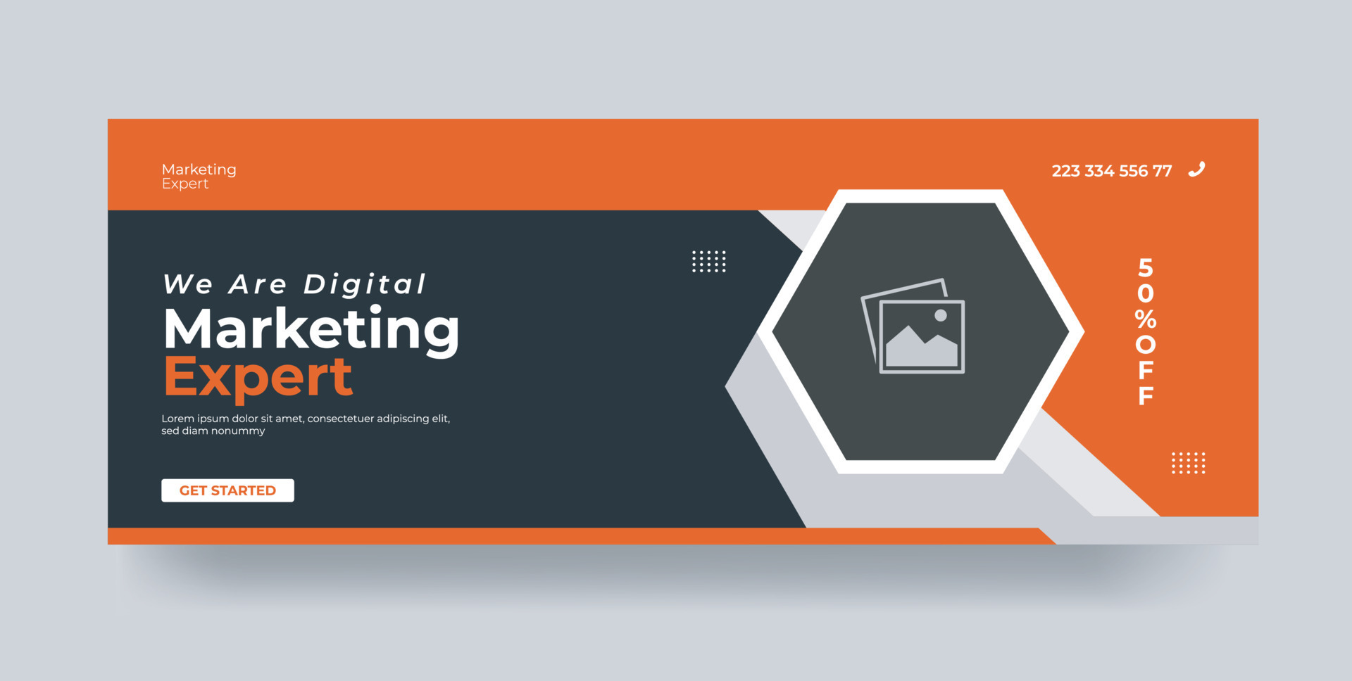 Digital marketing agency social media cover template design 13918852 ...