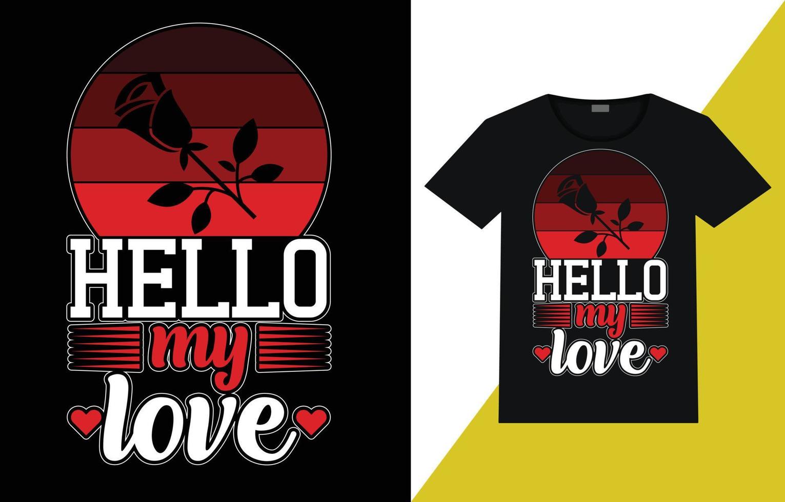 Valentine day t-shirt design vector