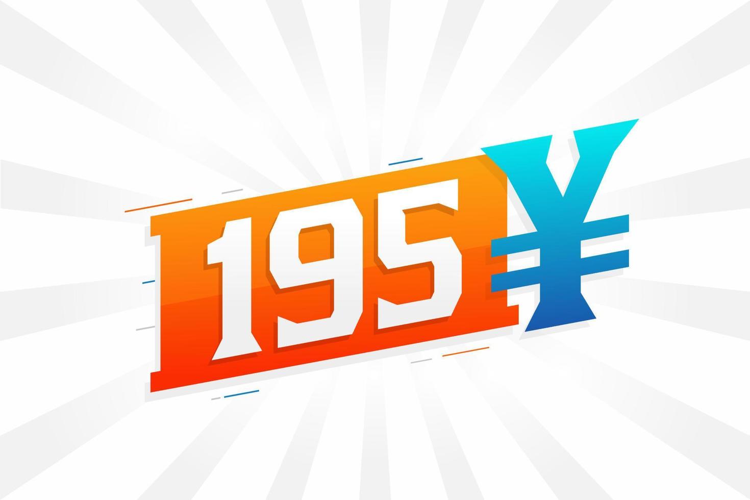 195 Yuan Chinese Currency Vector Text Symbol 195 Yen Japanese Currency 195-yuan-chinese-currency-vector-text-symbol-195-yen-japanese-currency