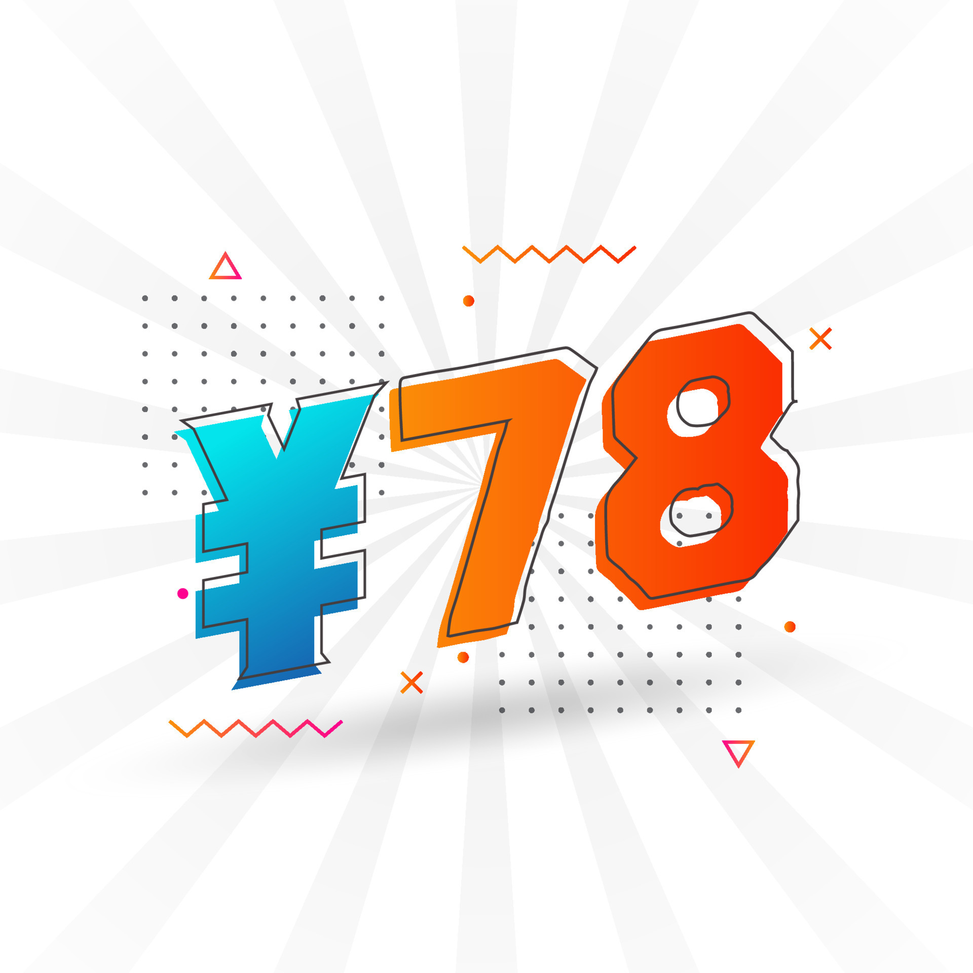 78 Yuan Chinese Currency Vector Text Symbol 78 Yen Japanese Currency 78-yuan-chinese-currency-vector-text-symbol-78-yen-japanese-currency