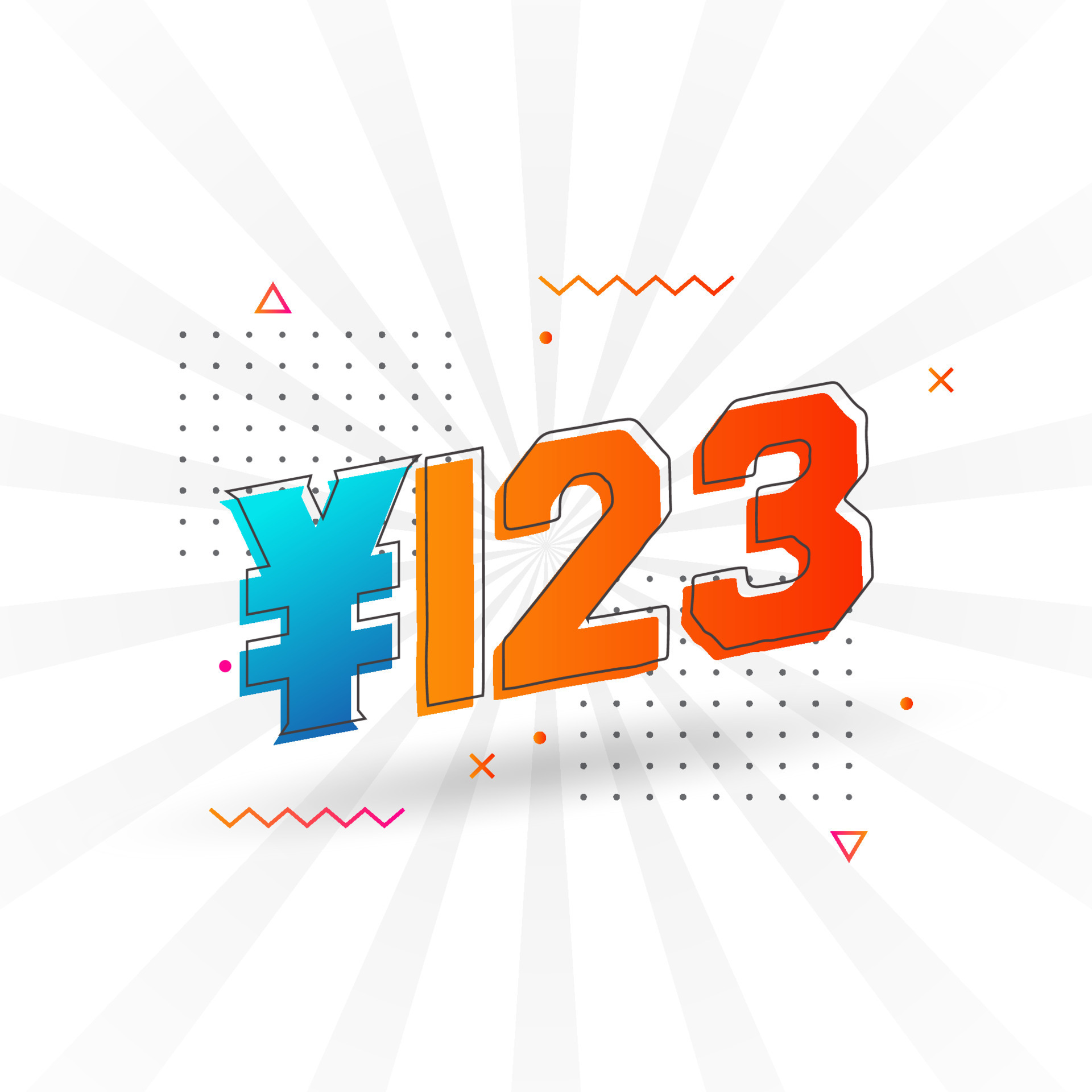 123 Yuan Chinese Currency Vector Text Symbol 123 Yen Japanese Currency 123-yuan-chinese-currency-vector-text-symbol-123-yen-japanese-currency