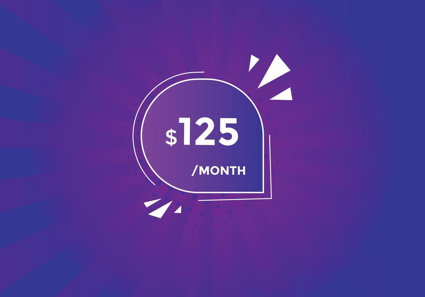 125 USD Dollar Month Sale Promotion Banner Special Offer 125 Dollar 125-usd-dollar-month-sale-promotion-banner-special-offer-125-dollar