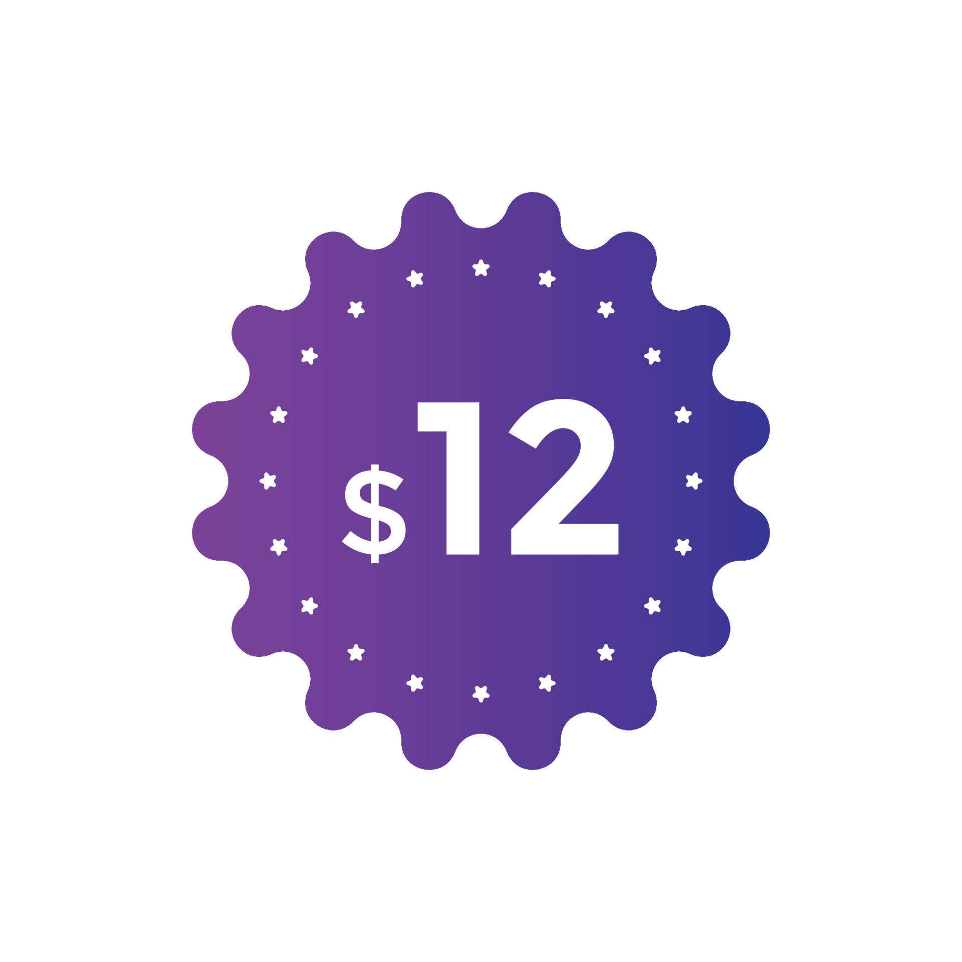12-dollar-price-tag-price-12-usd-dollar-only-sticker-sale-promotion