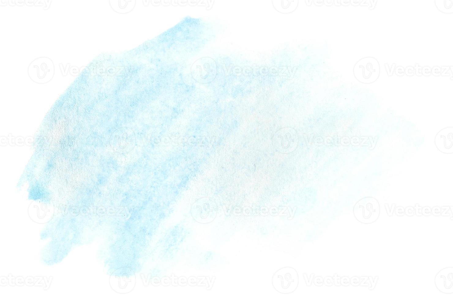 Watercolor illustration in the form of a wet color swipe, leaving in the transparency photo