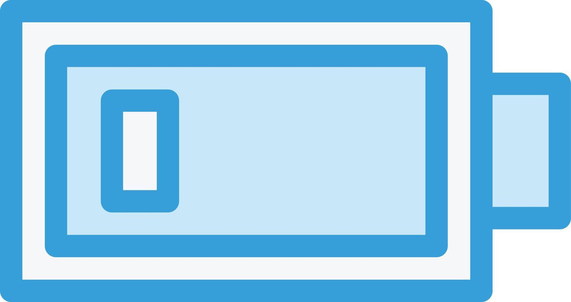 Low Battery Vector Icon Design Illustration