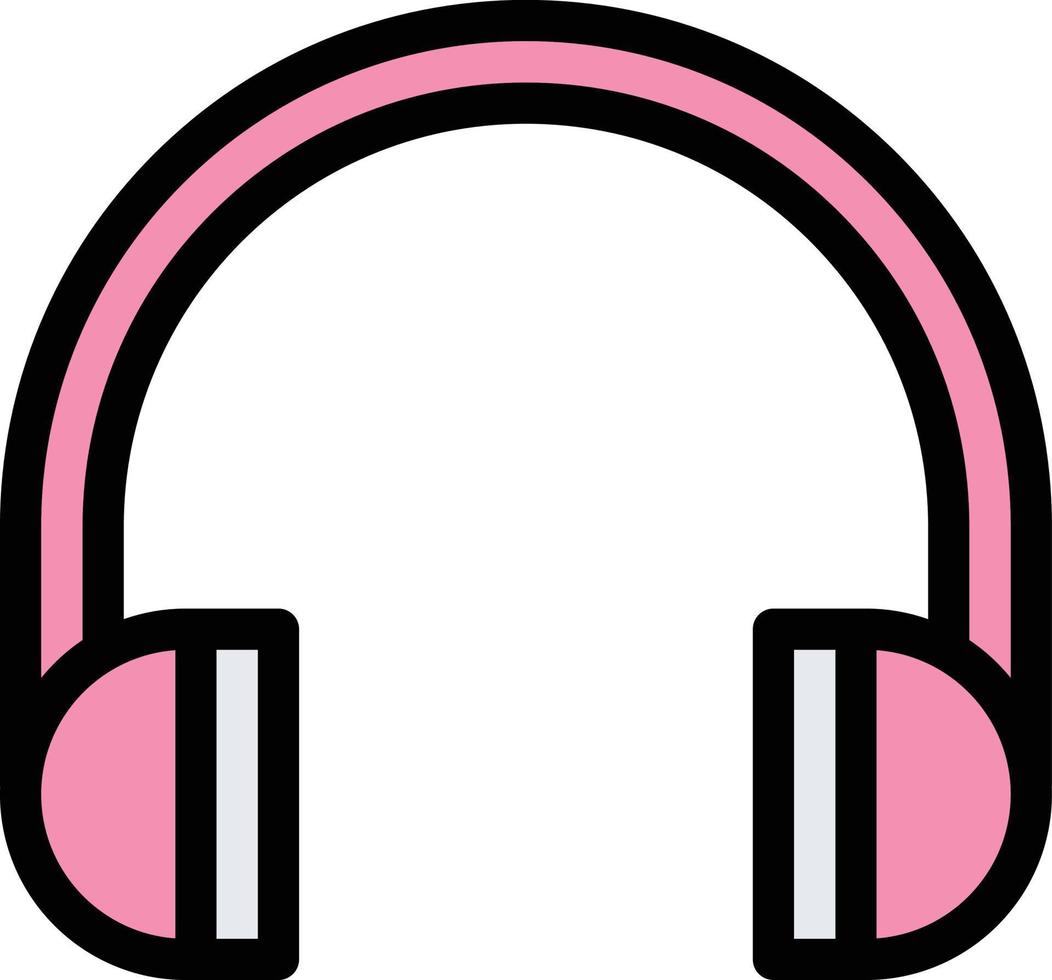 Headphones Vector Icon Design Illustration