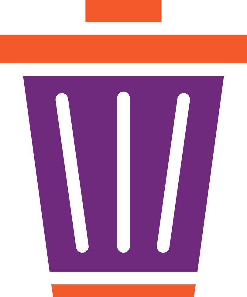 Trash Vector Icon design Illustration
