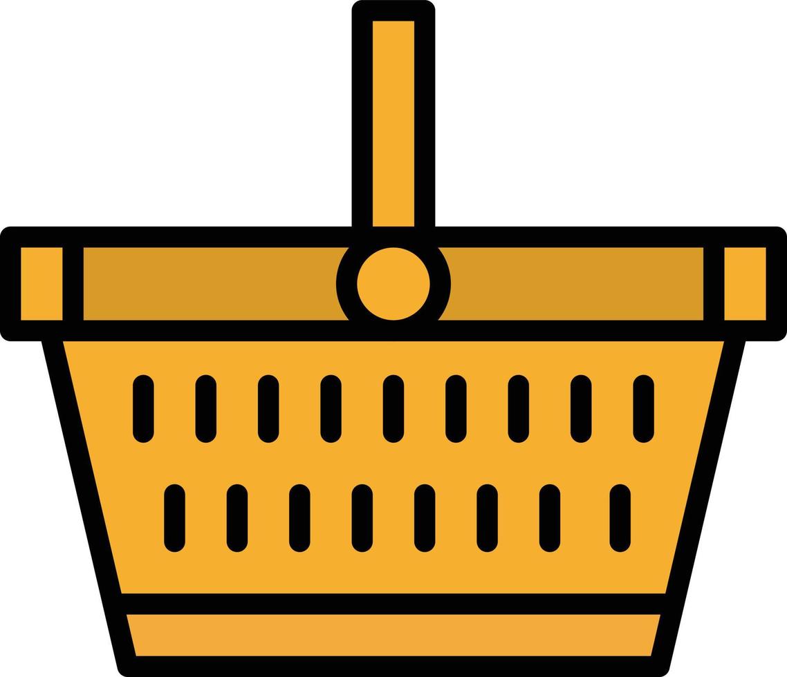 Shopping Basket Vector Icon design Illustration