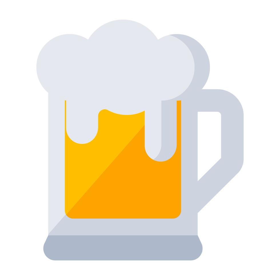 Modern design icon of beer mug vector