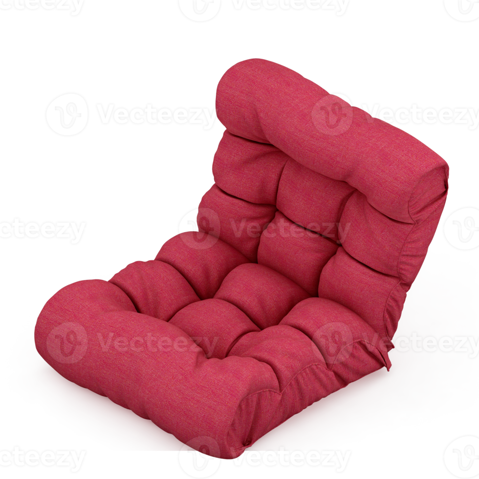 Isometric Armchair Isolated 3D render png