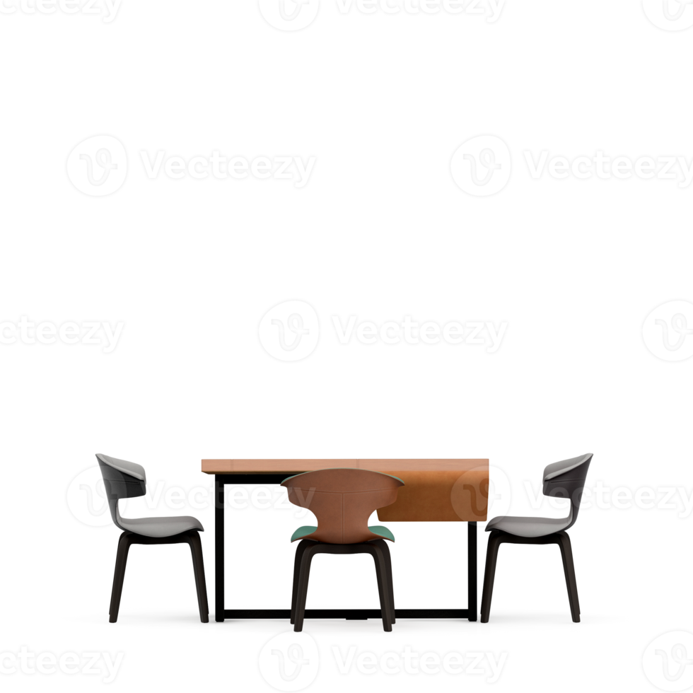 Isometric Table 3D render png