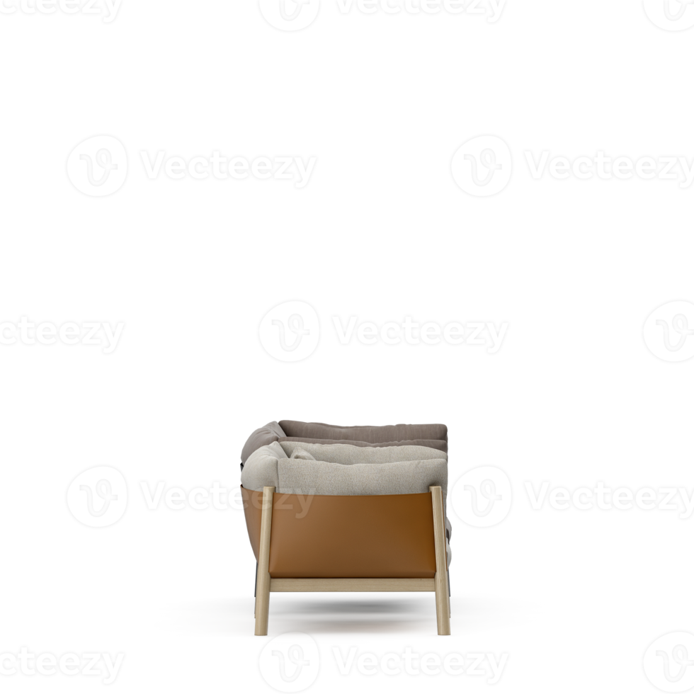 Isometric Armchair Isolated 3D render png