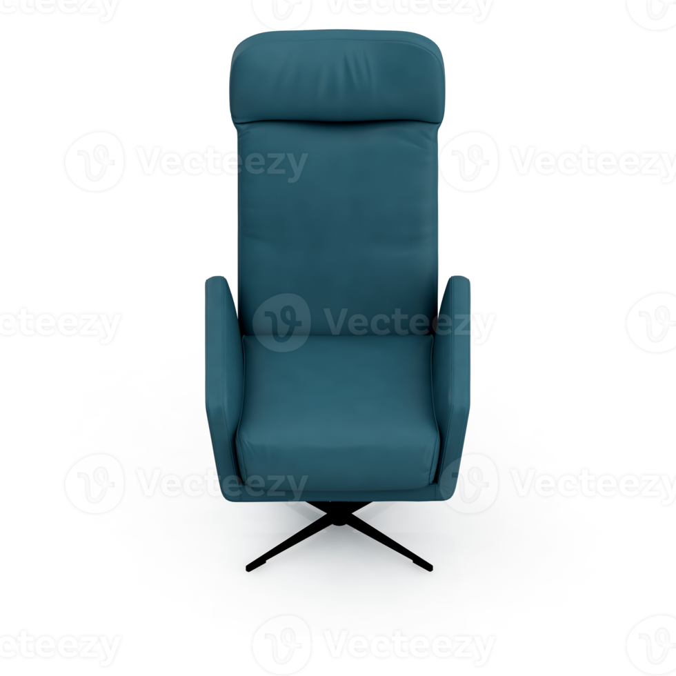 Isometric Armchair Isolated 3D render png
