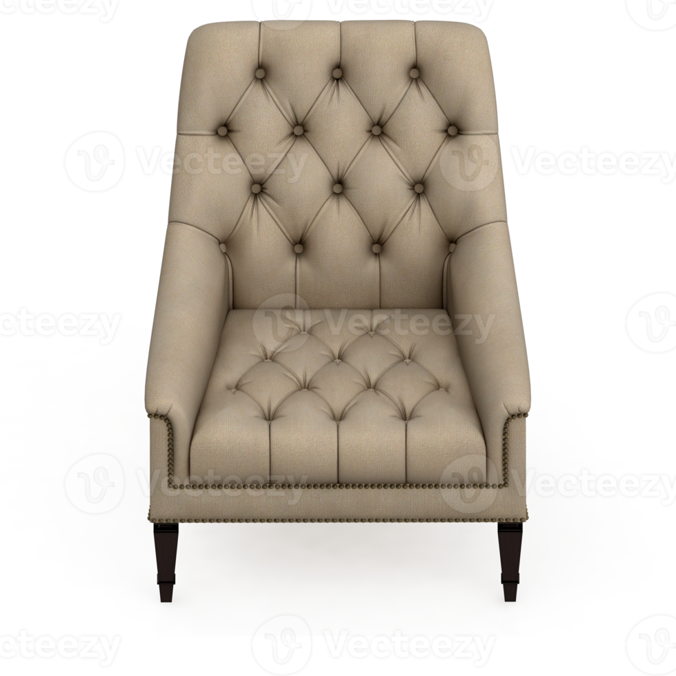 Isometric Armchair Isolated 3D render png