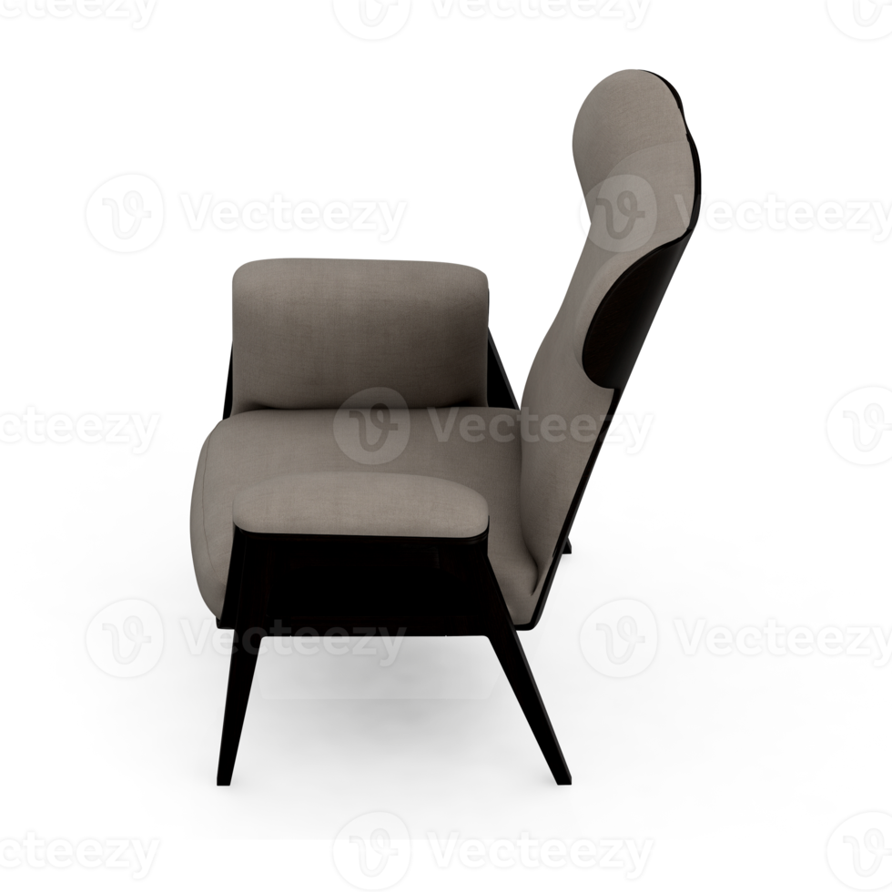 Isometric Armchair Isolated 3D render png