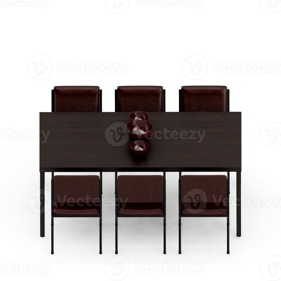 Isometric Table 3D render png