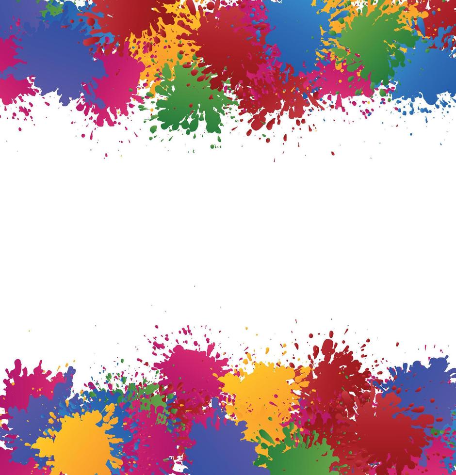 splatter Color background illustration vector design 13922941 Vector ...