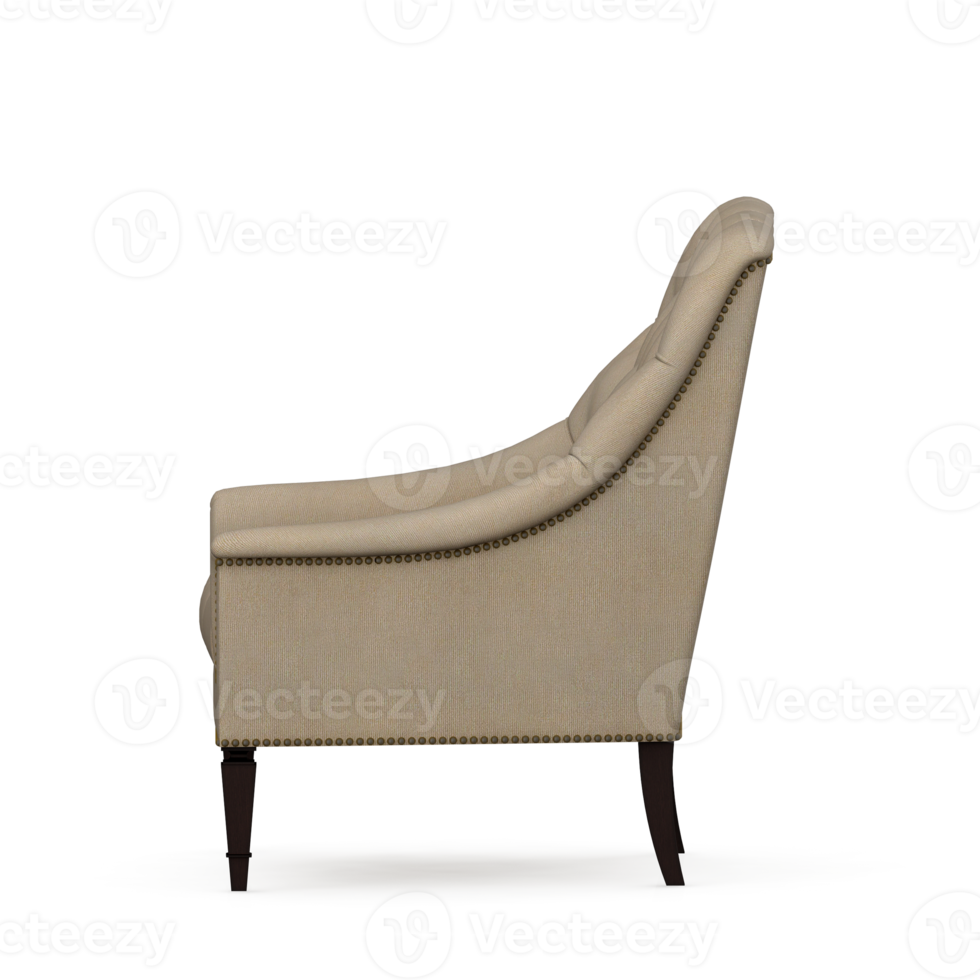 Isometric Armchair Isolated 3D render png