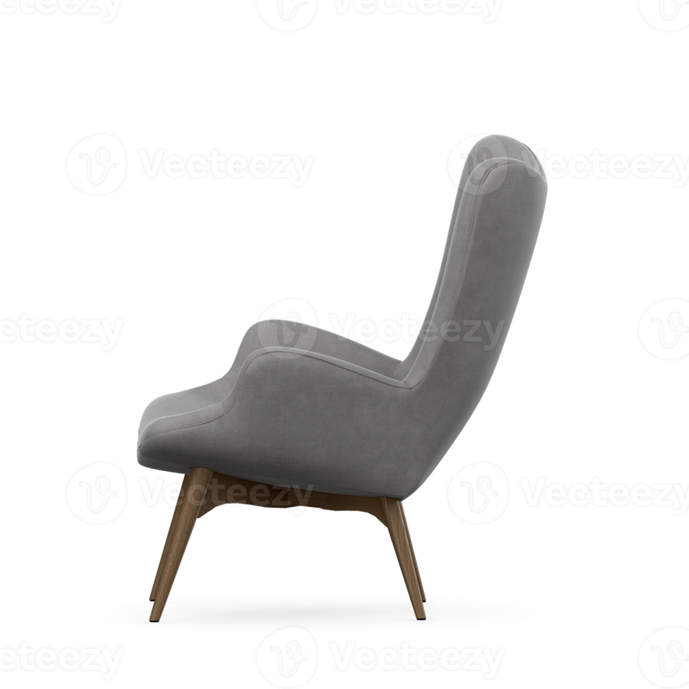 Isometric Armchair Isolated 3D render png
