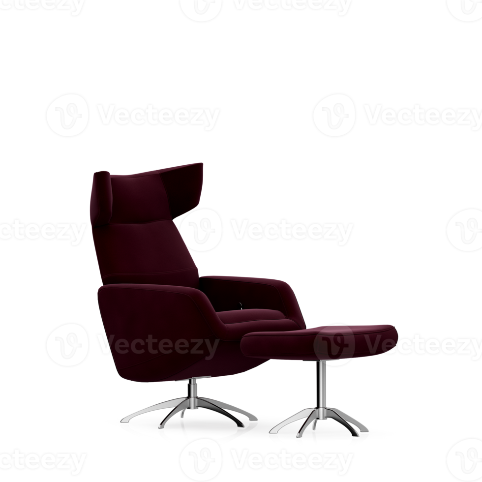 Isometric Armchair Isolated 3D render png