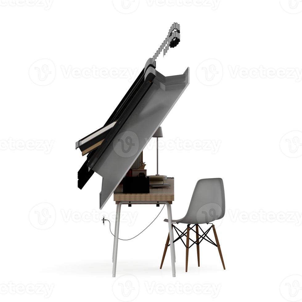 isometrisk tabell 3d framställa png