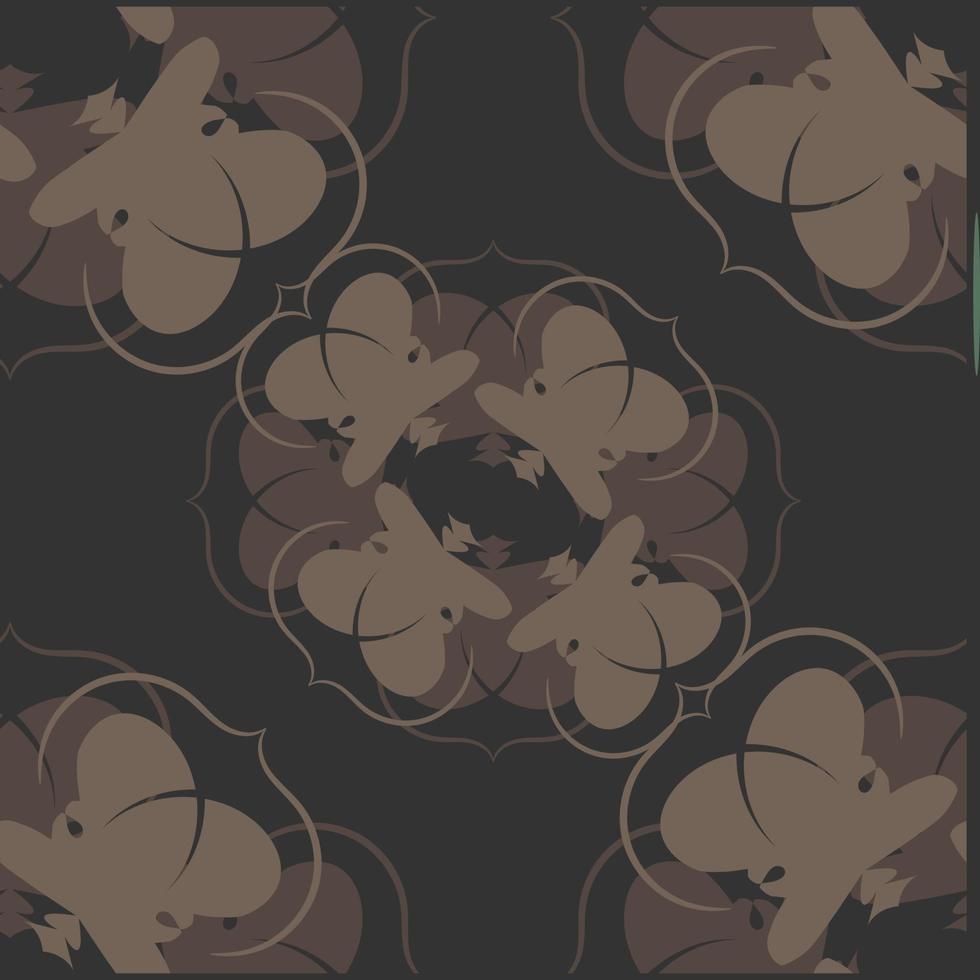 New seamless abstract pattern with floral ornament and high quality illustration. finally it is an expensive design vector