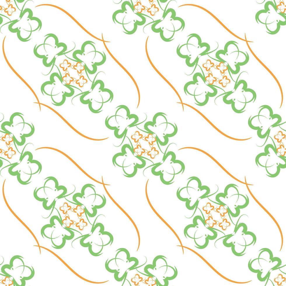 New seamless abstract pattern with floral ornament and high quality illustration. finally it is an expensive design vector