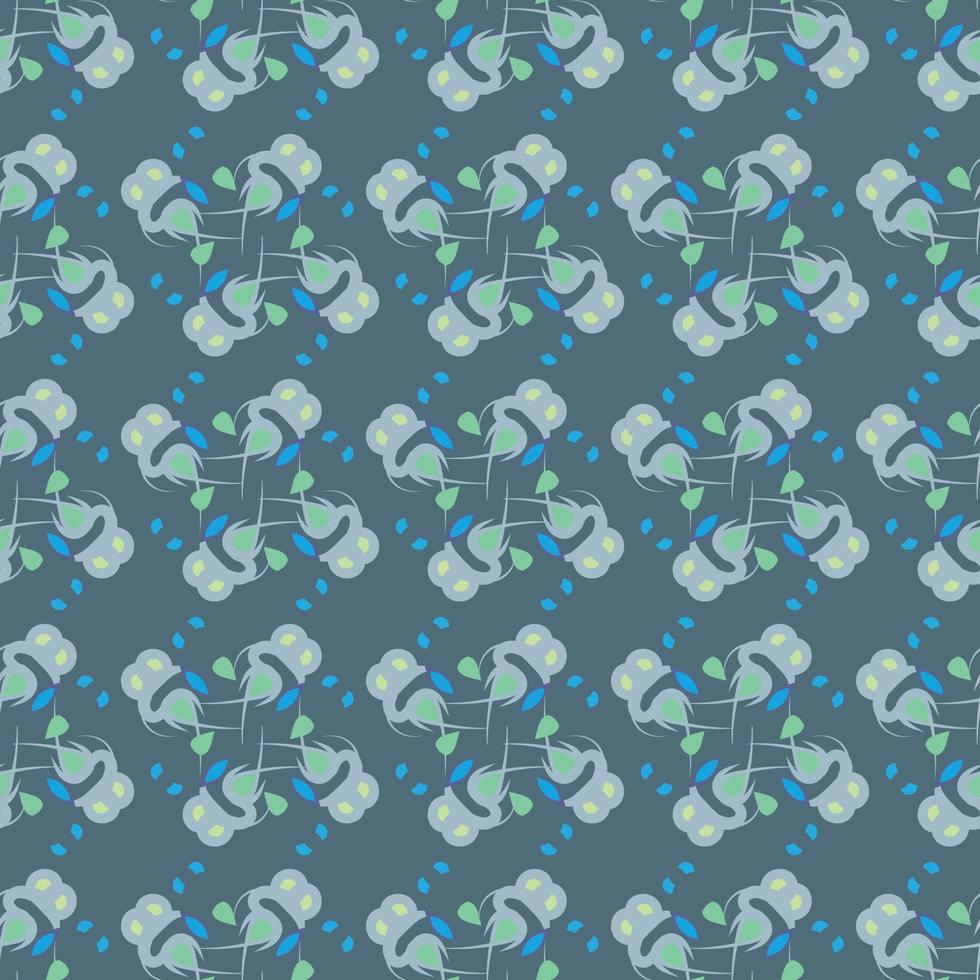 New seamless abstract pattern with floral ornament and high quality illustration. finally it is an expensive design vector