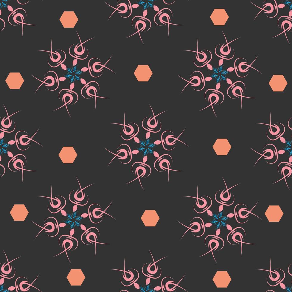 New seamless abstract pattern with floral ornament and high quality illustration. finally it is an expensive design vector